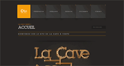 Desktop Screenshot of lacaveavents.com
